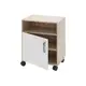 Bedside table TP 1.02 on rollers (chipboard color: beech with white) TM Alumix TMK