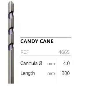 Канюля для ліпосакції, тип Candy Cane