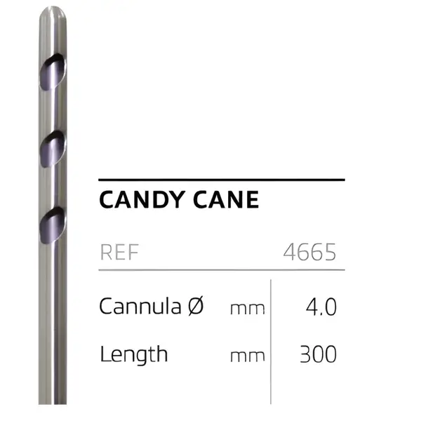Канюля для ліпосакції, тип Candy Cane