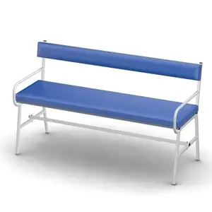 Three-seat banquette with backrest and handrails, medical MBs-3 TM Omega