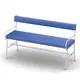Three-seat banquette with backrest and handrails, medical MBs-3 TM Omega