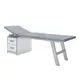 Procedural couch KP 1.01 (color of metal frame: gray; color of chipboard cabinet: white with gray edge), TM Alumix TMK