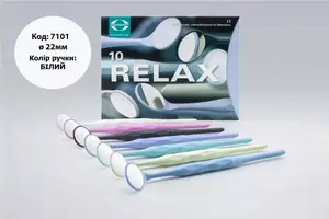 Dental mirror RELAX with rhodium coating, ø 22 mm