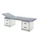 Procedural couch KP 1.02 (color of chipboard cabinets: white with gray edge), TM Alumix TMK
