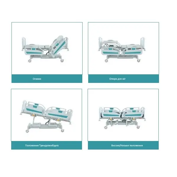 Medical 4-section bed with three electric drives Bed-07