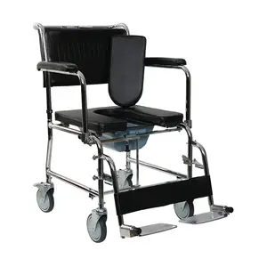 Sanitary wheelchair Karadeniz Medikal G125A with retractable lid