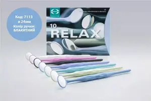 Dental mirror RELAX with rhodium coating, ø 24 mm
