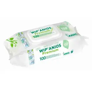 Серветки дезінфекційні безспиртові WIP`ANIOS Premium, 100 шт купити