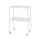 Tool table ST-I 1.01 on rollers (shelves: glass), TM Alumix TMK