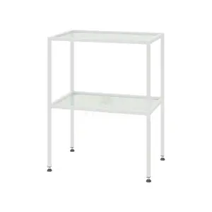 Tool table ST-I 1.01 on legs (shelves: glass), TM Alumix TMK