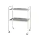 Tool table ST-I 1.02 on rollers (shelves: stainless steel), TM Alumix TMK