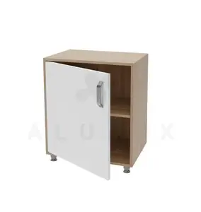 Bedside table TP 1.01 on legs (chipboard color: beech with white) TM Alumix TMK