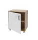Bedside table TP 1.01 on legs (chipboard color: beech with white) TM Alumix TMK