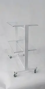 Tool table ST-I 1.04 (shelves: glass), TM Alumix TMK
