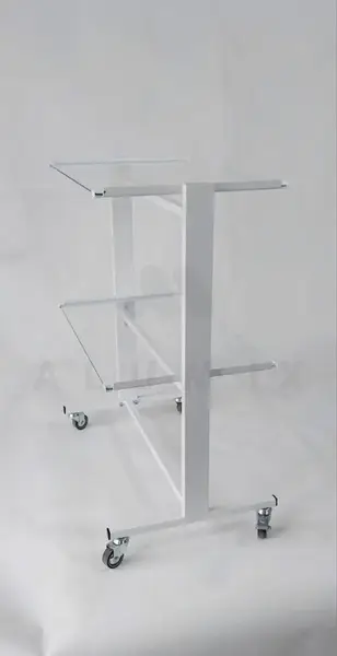 Tool table ST-I 1.04 (shelves: glass), TM Alumix TMK