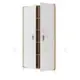 Wardrobe for clothes SHDB 1.02 (Chipboard color: Beech with white) TM Alumix TMK