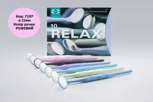 Dental mirror RELAX with rhodium coating, ø 22 mm