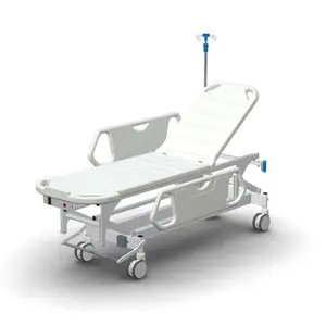 Medical trolley TPBr Horizon with electric height adjustment drive for transportation of patients TM OMEGA