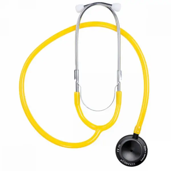 Стетоскоп двоголовий зі змінними діафрагмами жовтий Sonus-Flex Luxamed G1.212.414 купить