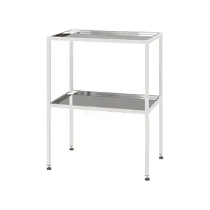 Tool table ST-I 1.01 on legs (shelves: stainless steel), TM Alumix TMK