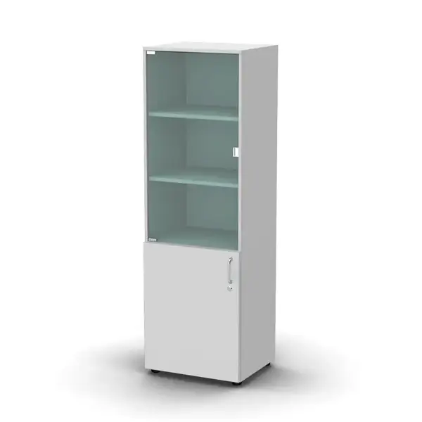 Medical cabinet ШМ-1сд single-leaf with a safe (chipboard) TM Omega