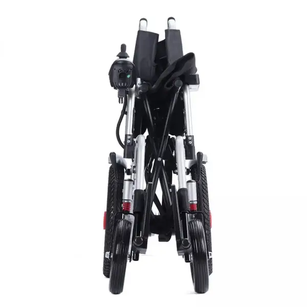 Folding wheelchair with electric drive JT-098