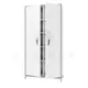 Wardrobe for clothes SHDB 1.02 (Chipboard color: white with gray edge) TM Alumix TMK