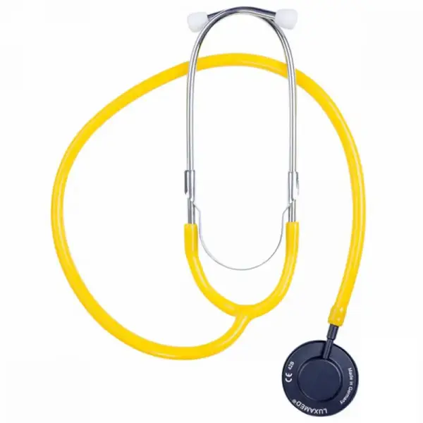 Стетоскоп зі змінними діафрагмами жовтий Sonus Flat Flex Luxamed G1.112.414 купить