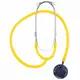 Стетоскоп зі змінними діафрагмами жовтий Sonus Flat Flex Luxamed G1.112.414 купить