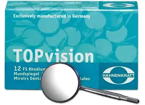 TOPvision FS Rhodium magnifying mirror, No. 4 Ø22 mm, No. 5 Ø24 mm