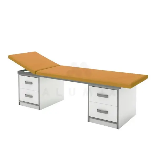 Procedural couch KP 1.02 (color of chipboard cabinets: white with gray edge), TM Alumix TMK