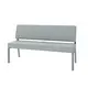 Banquette medical БК-С 1.02 (color of metal frame: Gray), 1500mm, TM Alumix TMK