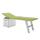 Procedural couch KP 1.01 (color of metal frame: gray; color of chipboard cabinet: white with gray edge), TM Alumix TMK