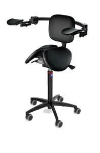 Salli MultiAdjaster saddle chair, ErgoRest