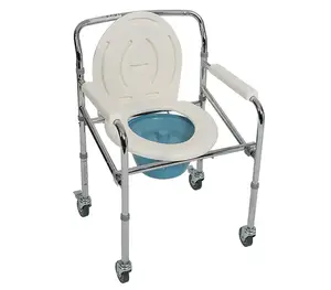 Wheelchair with sanitary equipment on wheels Karadeniz Medical PR-771