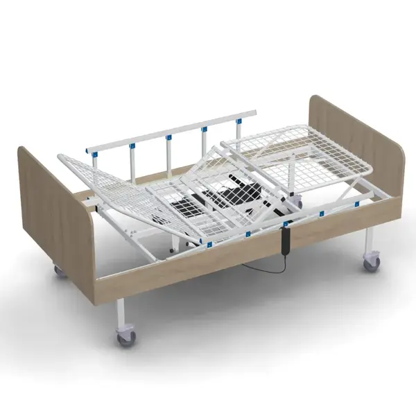 Bed for lying patients KFM-4nb-e5 AURA medical functional 4-section with electric drive