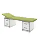 Procedural couch KP 1.02 (color of chipboard cabinets: white with gray edge), TM Alumix TMK