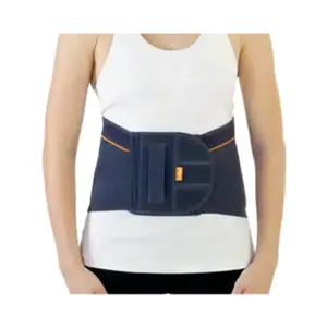 Lumbosacral corset with removable pad