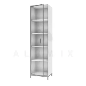 Medical cabinet SHO-D 1.03 (Chipboard color: White with gray edge) TM Alumix TMK