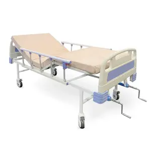 Medical bed KFM-4-2 functional four-section with side rails and wheels TM OMEGA