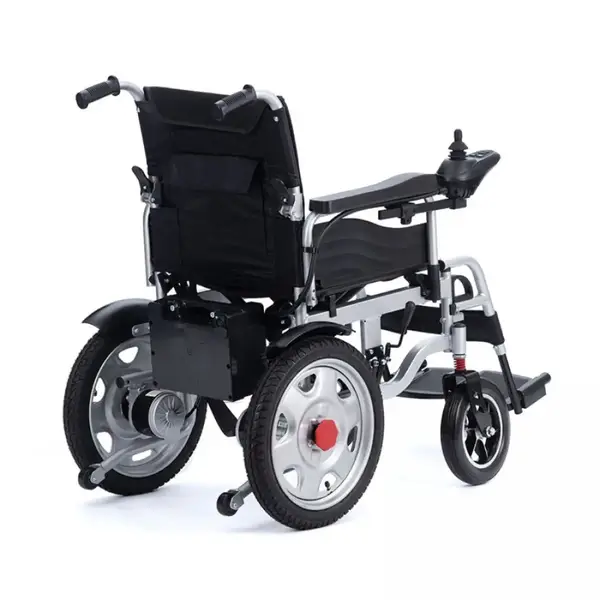 Folding wheelchair with electric drive JT-098