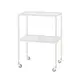 Tool table ST-I 1.01 on rollers (shelves: metal), TM Alumix TMK