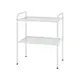 Tool table ST-I 1.02 on legs (shelves: glass), TM Alumix TMK