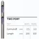 Канюля для ліпосакції, тип Two Port, діаметр 3 мм
