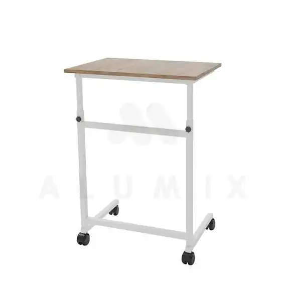 Medical bedside table for rehabilitation care ST-H 1.01 (chipboard color: beech) TM Alumix TMK