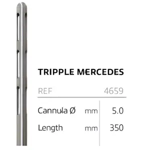 Канюля для ліпосакції, тип Tripple Mercedes