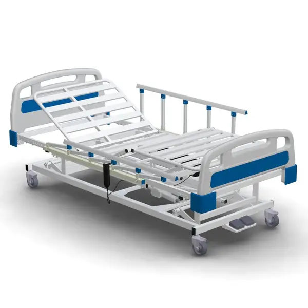 Medical bed 4-section KFM-4nb-e4s with electric height adjustment