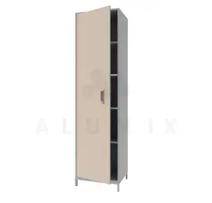 Wardrobe for clothes SHDB 1.01 (Chipboard color: Gray with vanilla) TM Alumix TMK