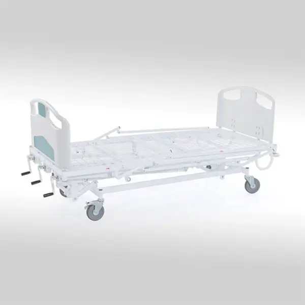 Medical bed 4-section with mattress BED-15 for a patient with an upward lift