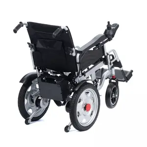 Folding wheelchair with electric drive JT-098